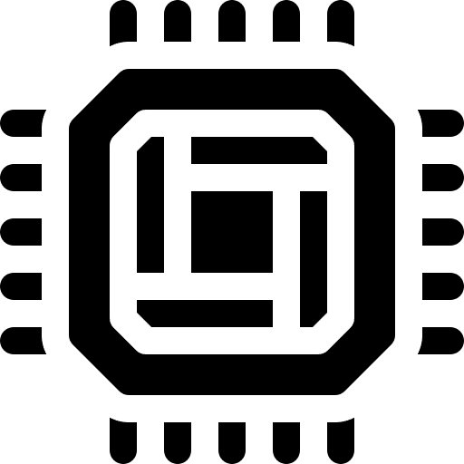 Microchip chip electronics microchip icon Microchip chip electronics microchip icon