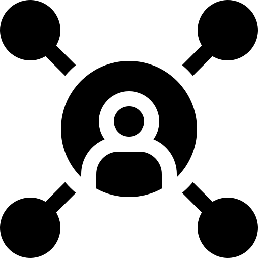 Social media connection social network networking icon Social media connection social network networking icon