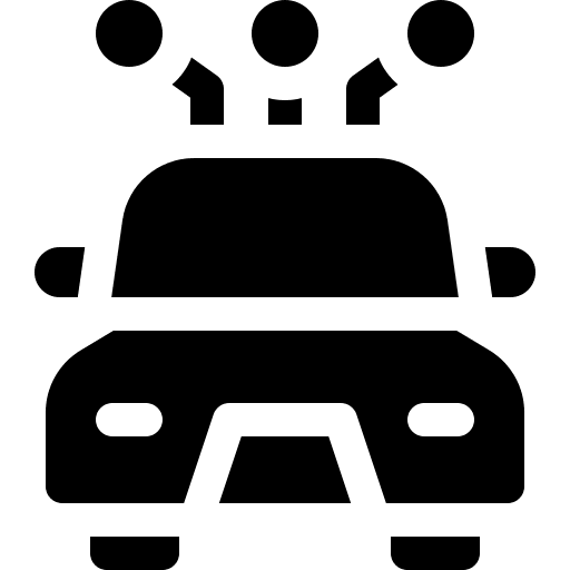 Autonomous vehicle smart car networking icon Autonomous vehicle smart car networking icon