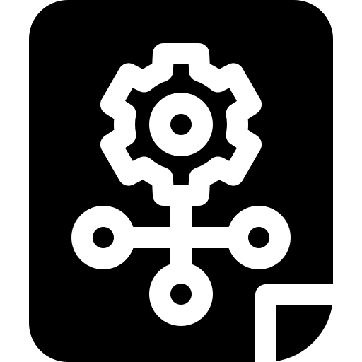 Project business and finance file management icon Project business and finance file management icon