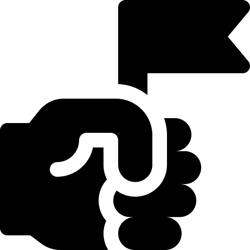 Conquer success flag aim icon