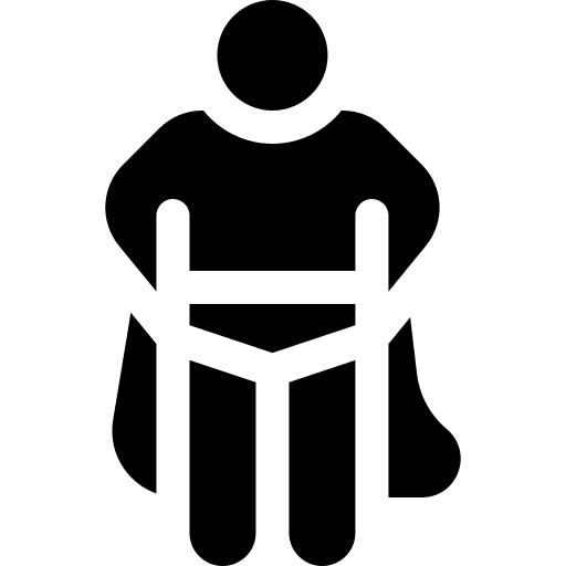 Superheroes leadership cape heroe icon