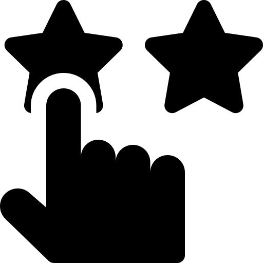 Rate rating hands and gestures stars icon Rate rating hands and gestures stars icon