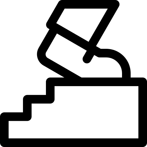 Step sports and competition step path icon Step sports and competition step path icon