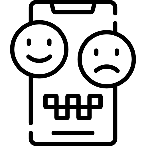 Feedback request phone survey opinion icon