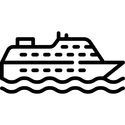 Cruise ship ships transportation cruise ship icon