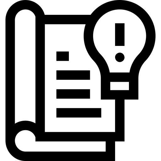 Good idea light bulb conclusion education icon