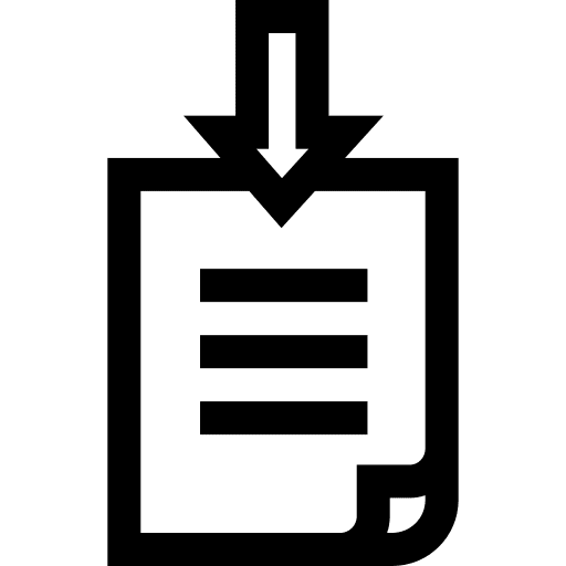 File download installer archive document icon File download installer archive document icon
