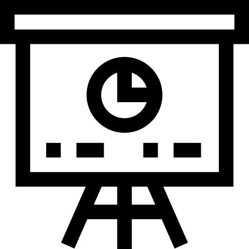 Whiteboard business and finance strategy statistics icon Whiteboard business and finance strategy statistics icon