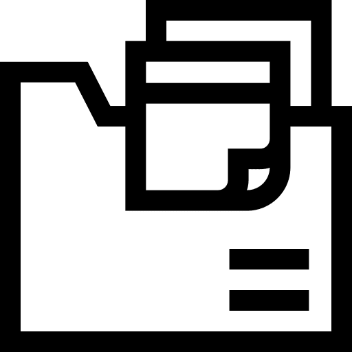 Folder files storage notes icon Folder files storage notes icon