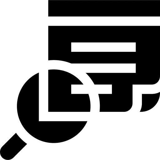Search loupe notes notepad icon