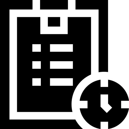 Time management checklist tactics time and date icon Time management checklist tactics time and date icon