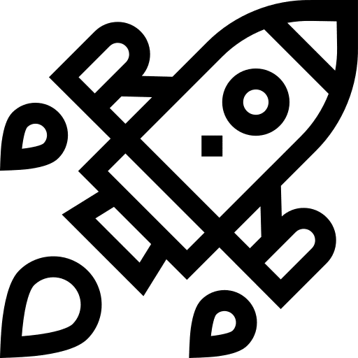 Rocket ship space ship rocket launch transport icon Rocket ship space ship rocket launch transport icon