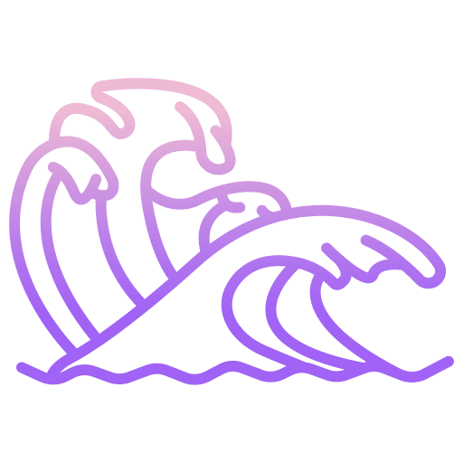 Waves water summer waves icon