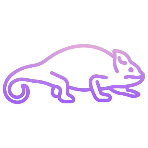 Chameleon animal reptile zoo icon Chameleon animal reptile zoo icon