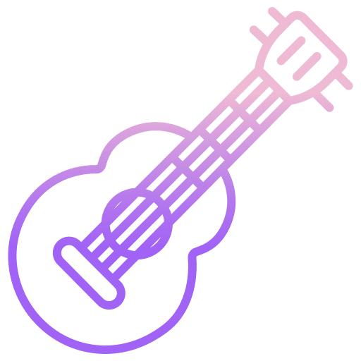 Ukulele ukulele music and multimedia string instrument icon