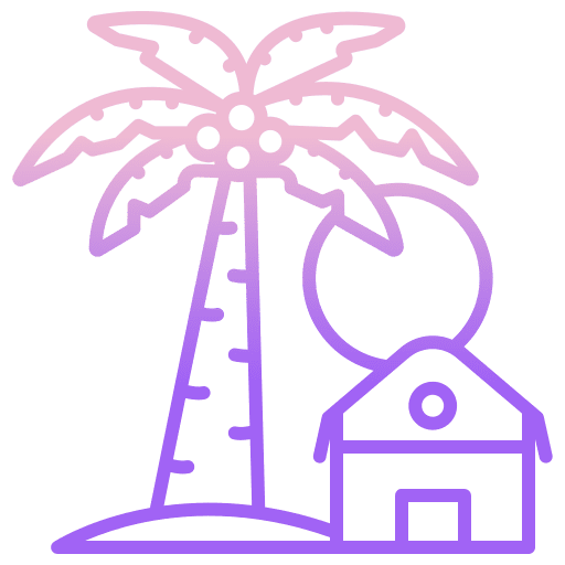 Palm tree home nature palm icon Palm tree home nature palm icon