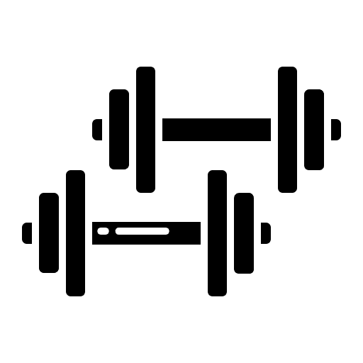 Dumbbel weight sports and competition sports icon