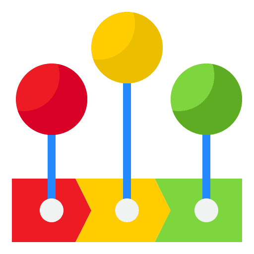 Timeline infographic circle timeline icon