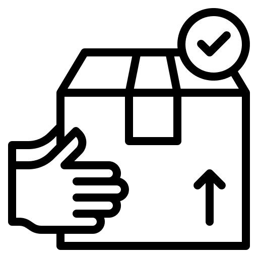 Delivery package parcel delivery icon
