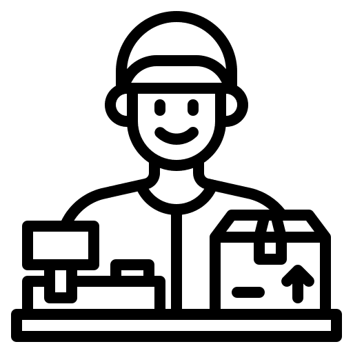 Courier logistic parcel shipping icon Courier logistic parcel shipping icon