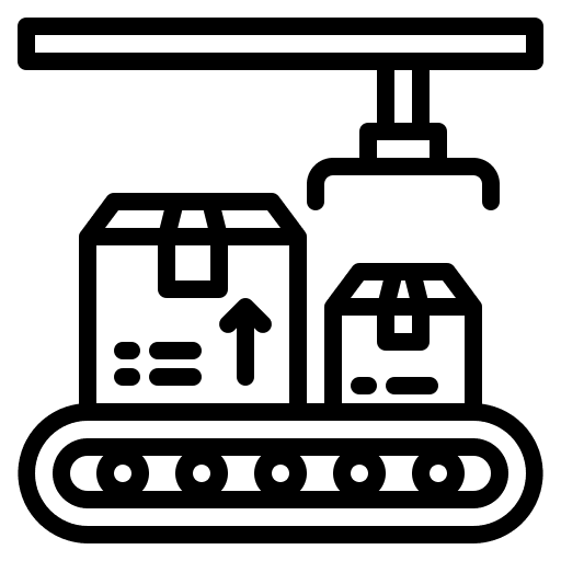 Distribution product shipment logistics icon Distribution product shipment logistics icon
