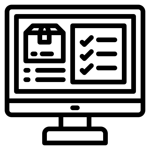 Delivery parcel shipping online icon Delivery parcel shipping online icon