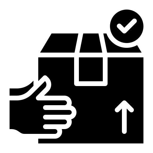 Delivery check delivery parcel icon
