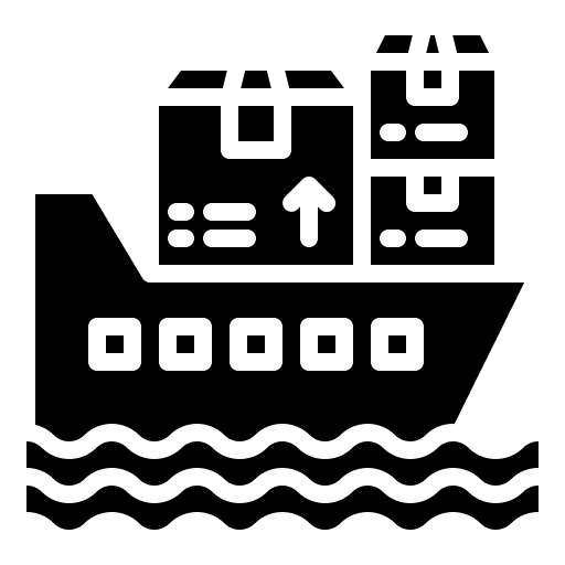 Shipping and delivery tranportation shipping shipping and delivery icon