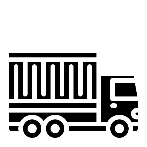 Truck transport container truck shipping icon