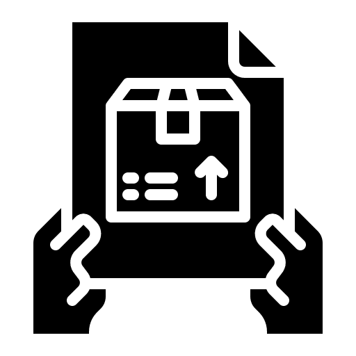 Delivery file delivery shipping and delivery box icon