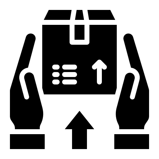 Delivery shipping and delivery box delivery icon