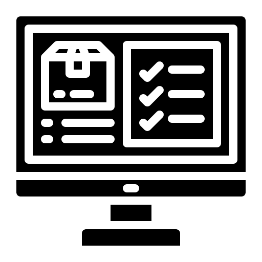 Delivery delivery box logistic icon