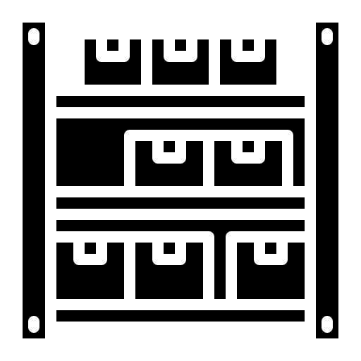 Distribution distribution warehouse package icon