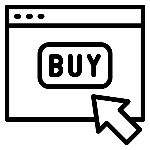 Buy website pointer ui icon Buy website pointer ui icon