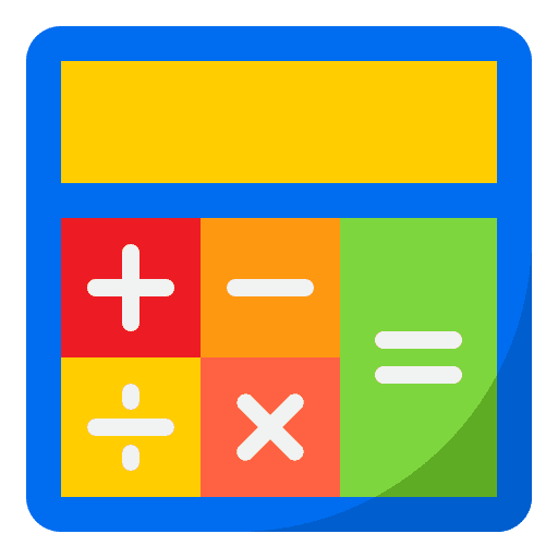 Calculator maths electronics calculator icon