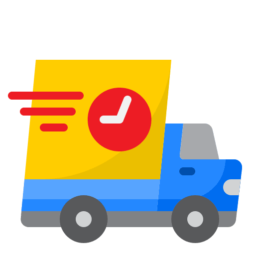 Fast delivery transportation vehicle delivery truck icon Fast delivery transportation vehicle delivery truck icon