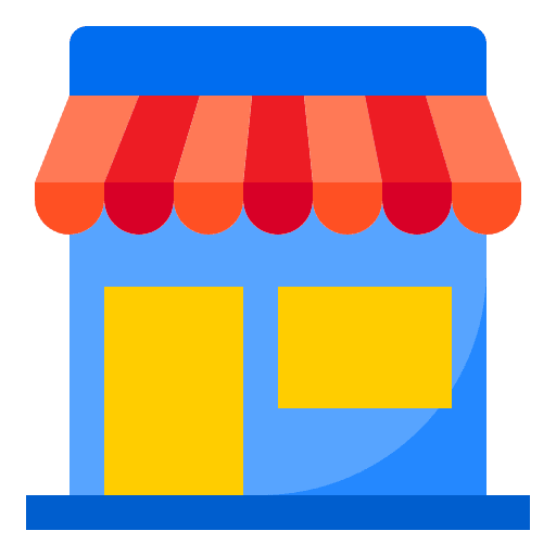 Store sale building supermarket icon Store sale building supermarket icon