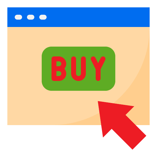 Buy click online shopping pointer icon Buy click online shopping pointer icon