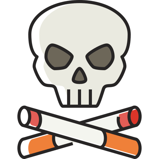 Cigarette healthcare bad habits no tobacco day icon