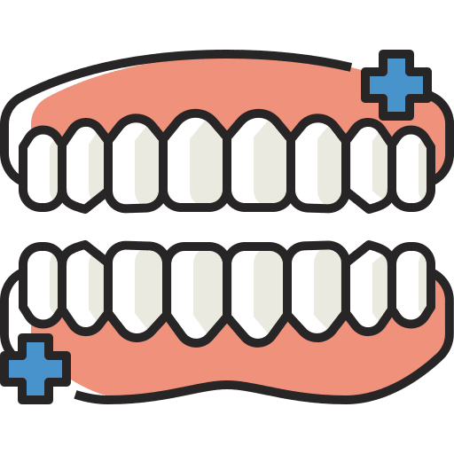 Teeth teeth healthcare and medical dental care icon