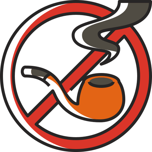 No smoking signaling bad habits forbidden icon No smoking signaling bad habits forbidden icon