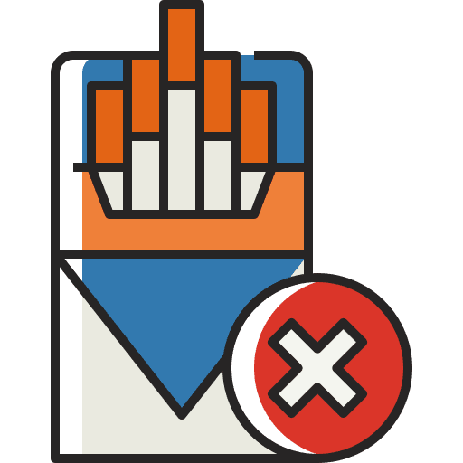 No smoking smoking healthcare and medical prohibition icon No smoking smoking healthcare and medical prohibition icon