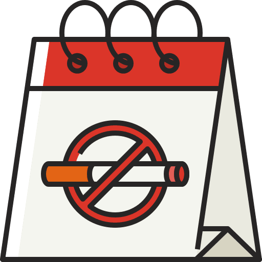No tobacco day bad habits time and date healthy lifestyle icon No tobacco day bad habits time and date healthy lifestyle icon