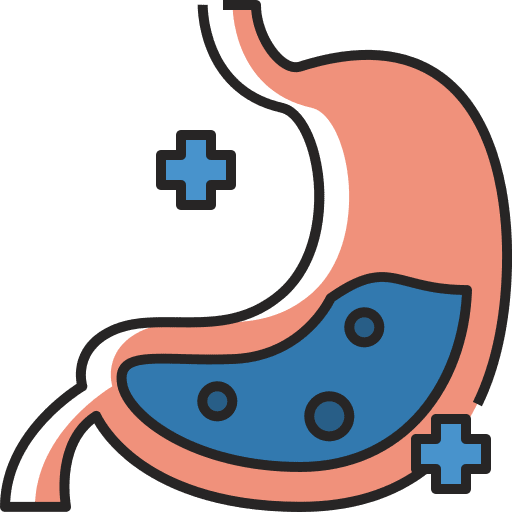 Stomach organ healthcare and medical health icon Stomach organ healthcare and medical health icon