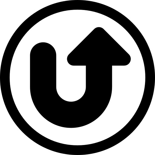 Curve arrow redo flip page ui icon