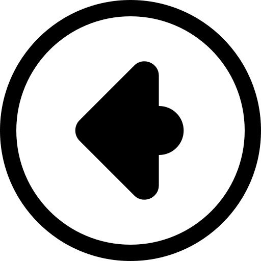 Left arrow web interface sign next icon