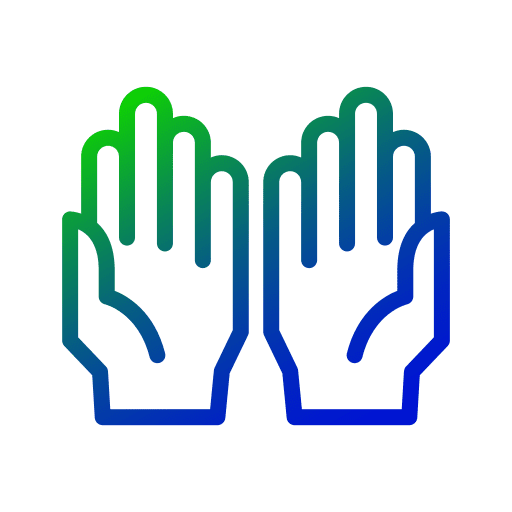 Pray eid mubarak arabic hand icon Pray eid mubarak arabic hand icon