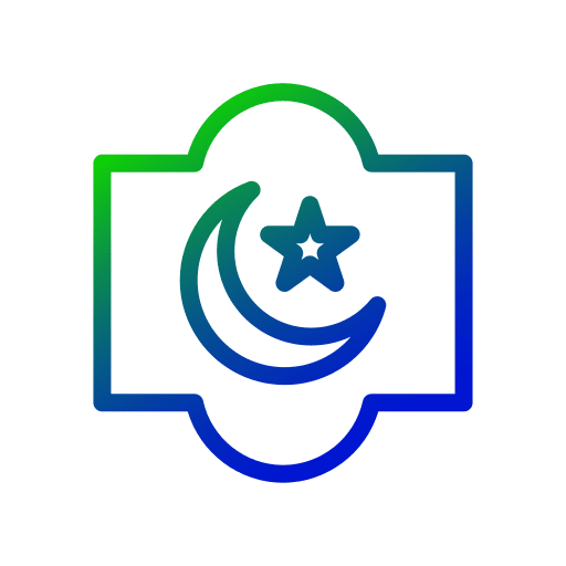 Ramadan shapes moon and stars muslim icon Ramadan shapes moon and stars muslim icon