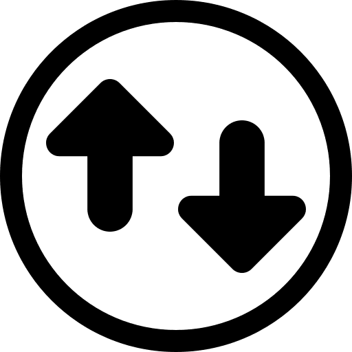Up and down navigate up and down two arrows icon Up and down navigate up and down two arrows icon